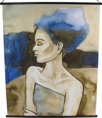 Serviette murale collection Hd bleu 140x2x170cm