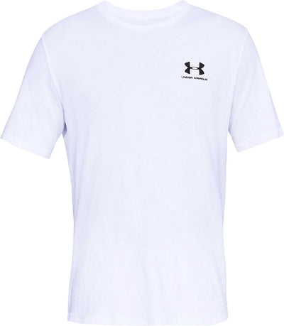 Under Armour UA M Sportstyle LC SS-WHT chemise de sport homme - blanc - noir