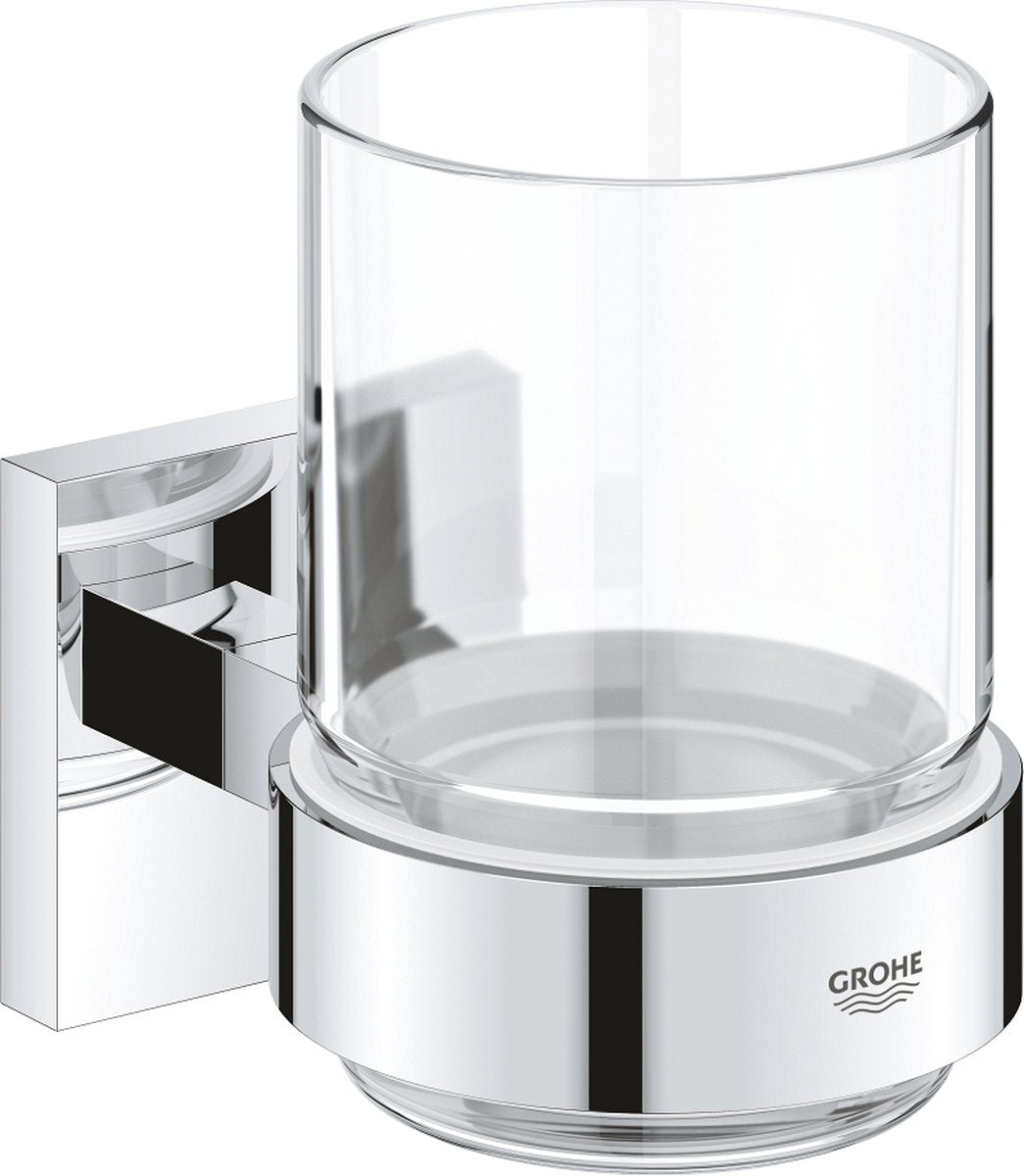 Grohe start cube verre avec support - chrome 41097000