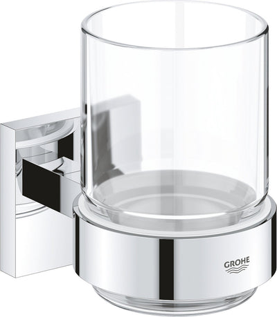 Grohe start cube verre avec support - chrome 41097000