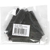 Creativ company peigne en caoutchouc texturé, taille 9 cm, noir, 3 pièces 1 boîte