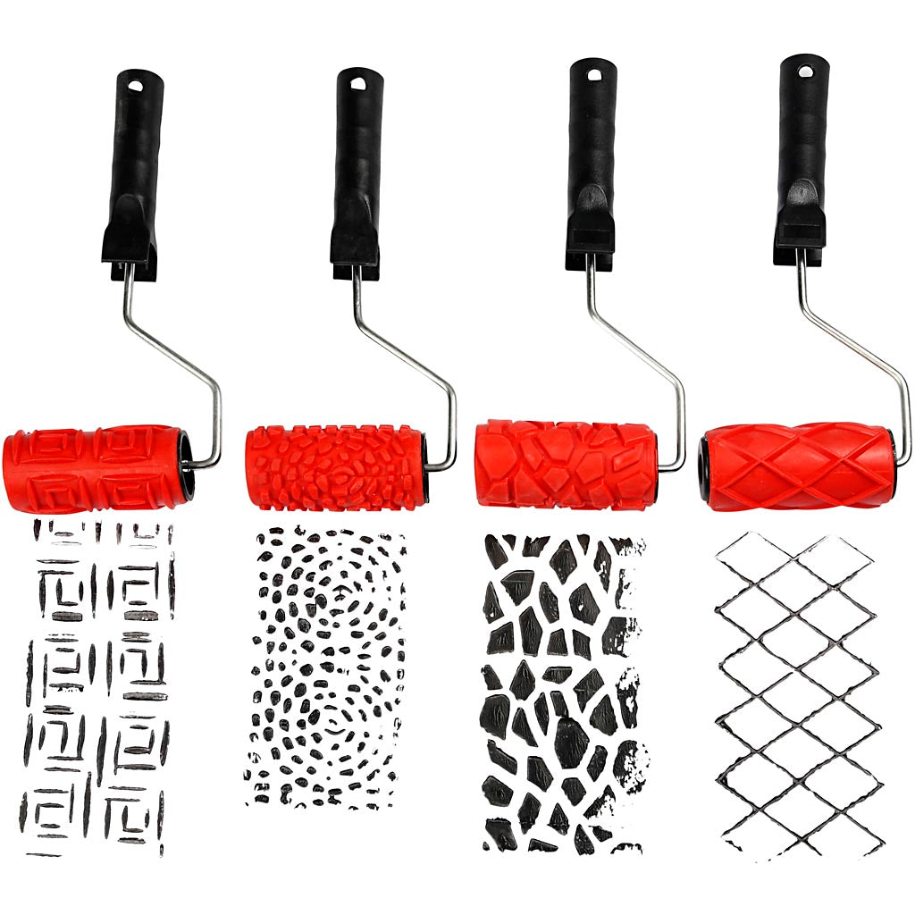 Rouleau à cartouche Creativ company, l: 10 cm, 4 pièces 1 boîte