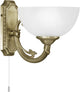 Eglo savoy - applique - 1 lumière - bronze - blanc