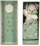 Kaloo - carre douceur - doudou - chien - vert
