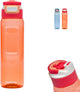 Gourde Kambukka Elton 1l - ambiance orange avec couvercle 3 en 1 et nettoyage facile