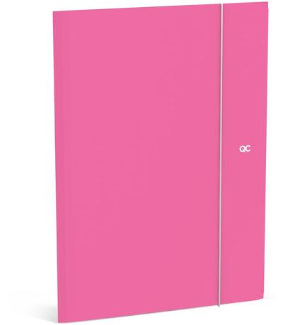Chemise élasto couleur Qc - rose fluo