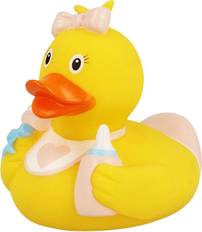 Lilalu canard en caoutchouc bébé fille junior 8,5 cm caoutchouc jaune rose bleu