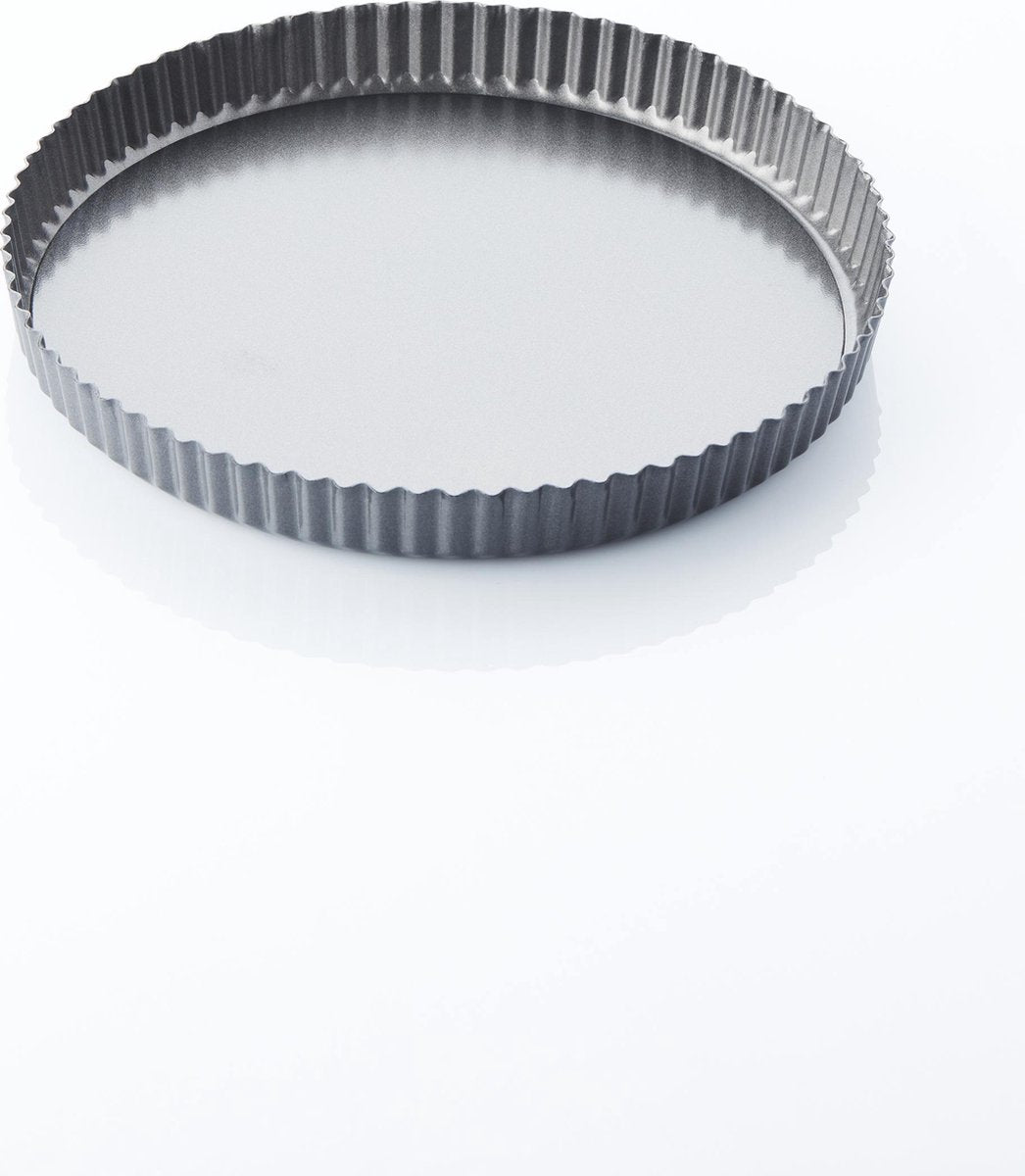 Moule à tarte/quiche point-virgule - revêtement antiadhésif - fond amovible - ø 30cm