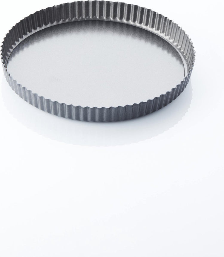 Moule à tarte/quiche point-virgule - revêtement antiadhésif - fond amovible - ø 30cm