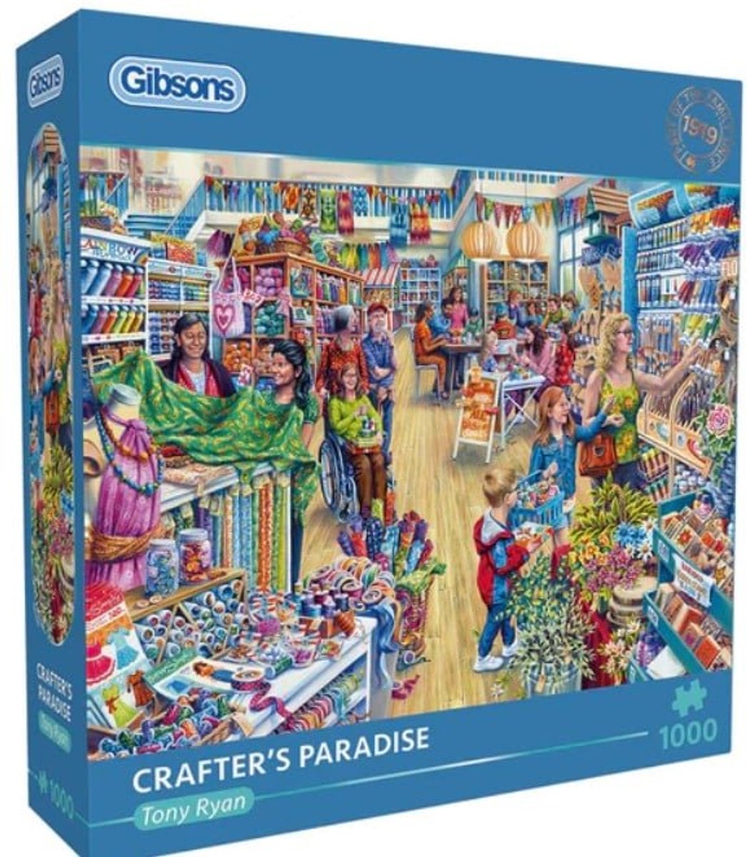 Gibsons - crafter's paradise (par tony ryan) - 1000 pièces 68×49cm (l×h) - puzzle pour adultes
