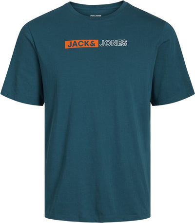 T-shirt pour hommes Jack Jones Jack Jones Plus Jjecorp Logo Tee Play SS O-N Noos Pls - Deep Teal Play 5