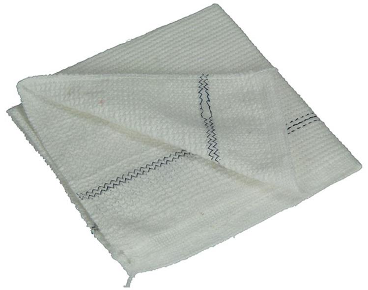 1001426 - 3 torchons à motifs blanc 33 35 | 20 pièces