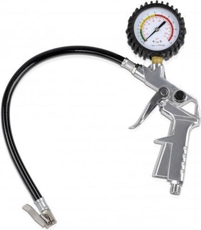 Pistolet de gonflage pneumatique Powerplus powair0100 - max. pression : 6bar - incl. manomètre