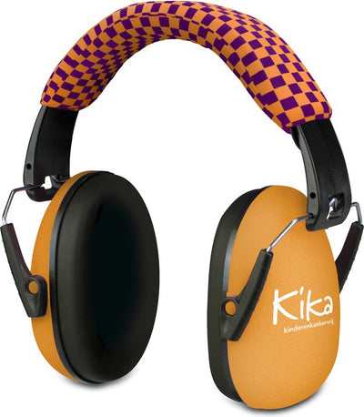 Protection auditive Alecto pour enfants - atténue les sons forts - augmente la concentration - don à Kika à chaque achat - bv-71 kika - orange