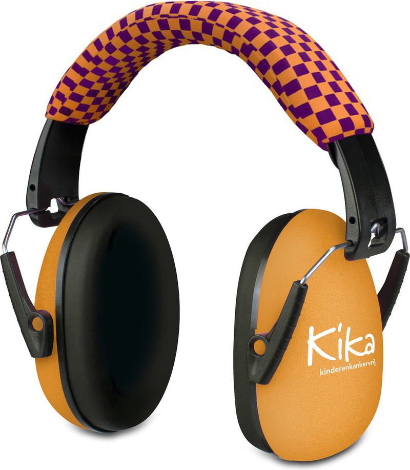 Protection auditive Alecto pour enfants - atténue les sons forts - augmente la concentration - don à Kika à chaque achat - bv-71 kika - orange