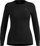 Odlo chemise thermique à manches longues active warm femme - noir - taille m