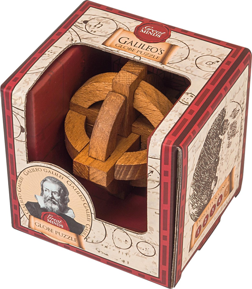 Professeur puzzle jeu de réflexion en bois grands esprits puzzle globe Galileo.