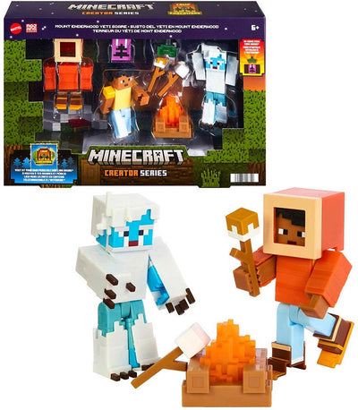 Série de créateurs Minecraft - pack d'histoire effrayante du mont Enderwood yeti - figurine de jeu