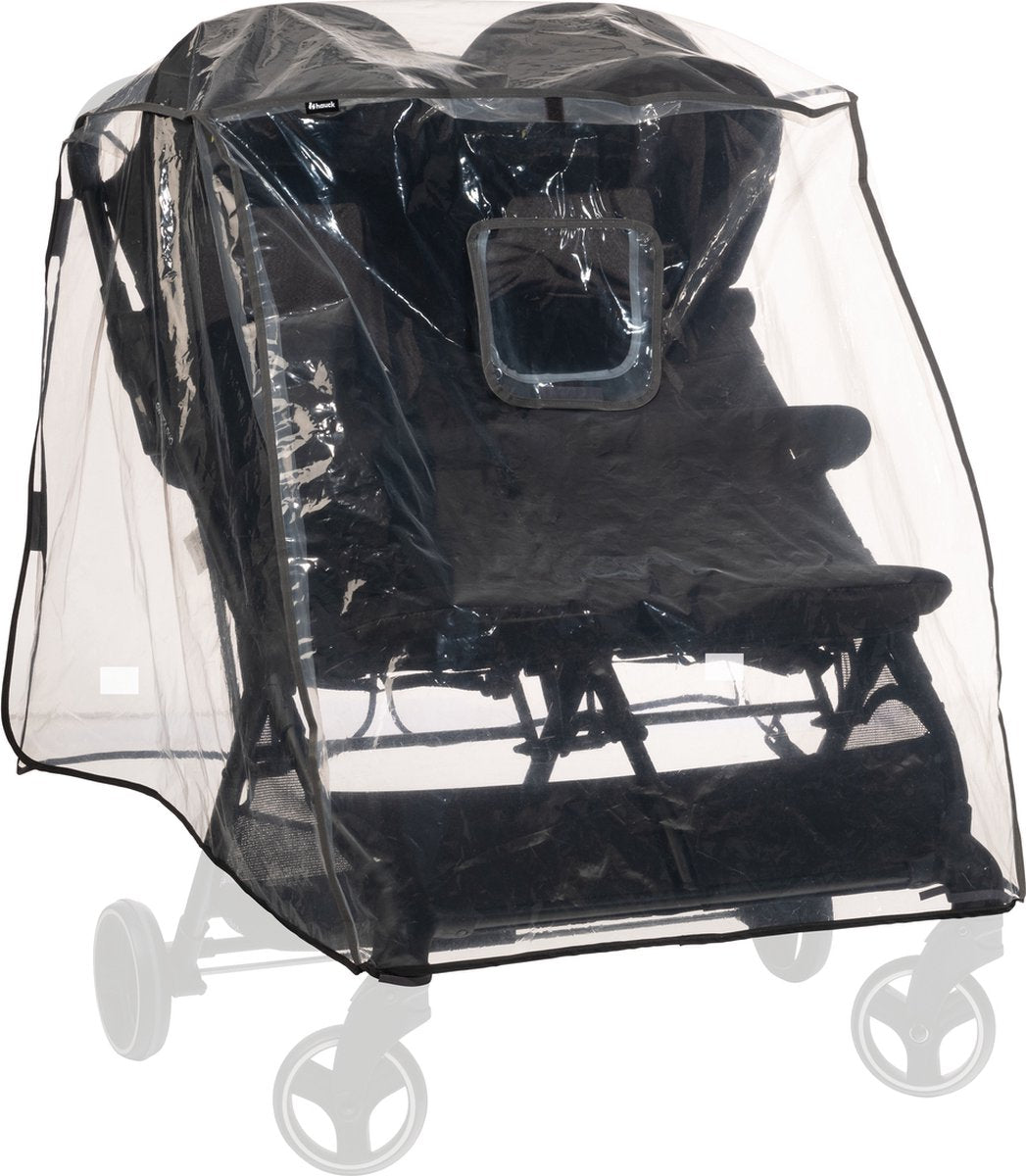 Hauck poussette duo habillage pluie - habillage pluie - transparent