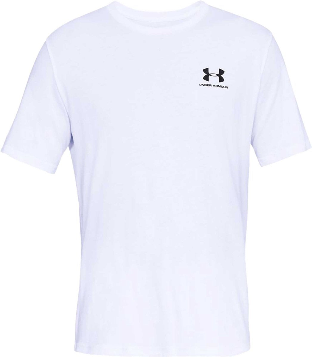 Under Armour UA M Sportstyle LC SS-WHT chemise de sport homme - blanc - noir