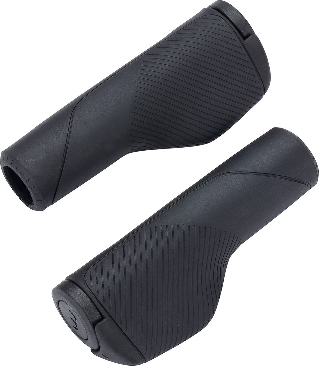 Bbb cycling kingcomfort - poignées de vélo ergonomiques - 135 mm - poignées de vélo antidérapantes - noir - bhg-121