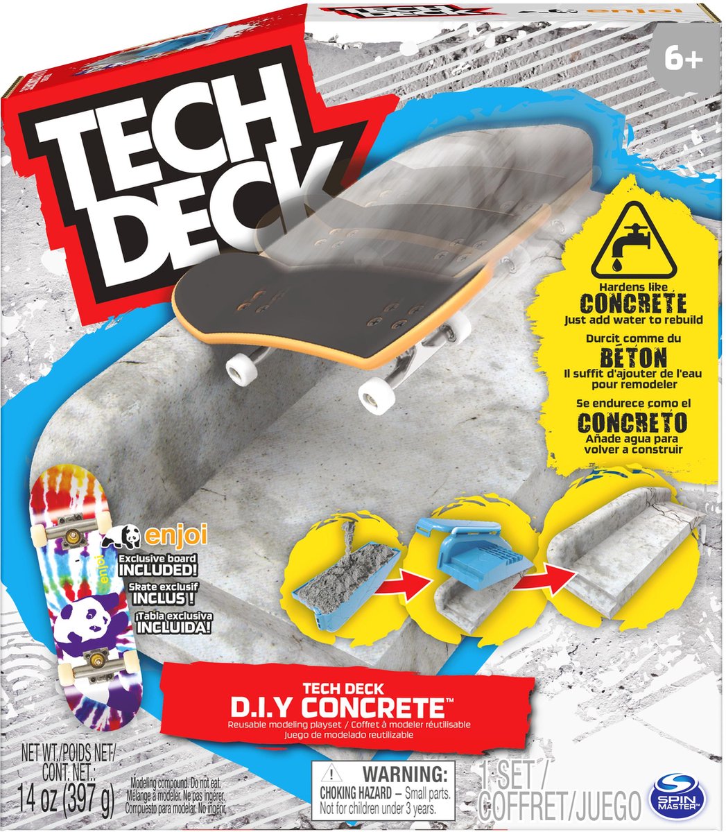 Tech Deck Tech Deck D.I.Y. Béton + carte