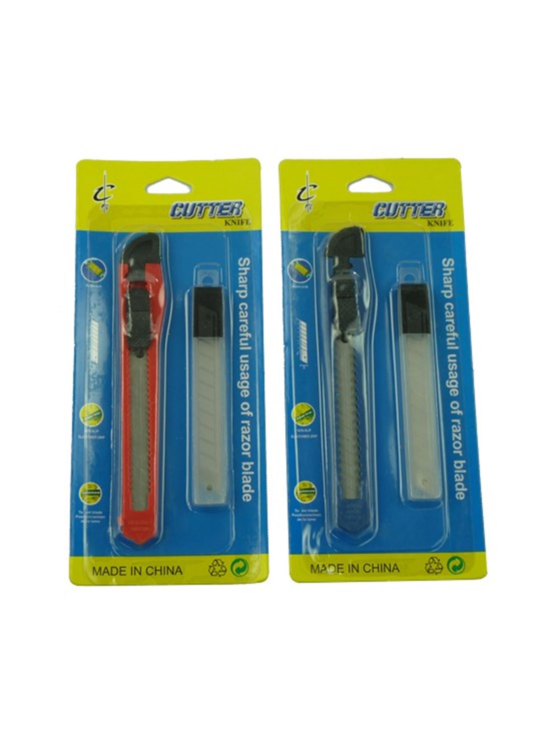Couteau de bricolage Aro houseware 9mm extensible avec pièce de rechange