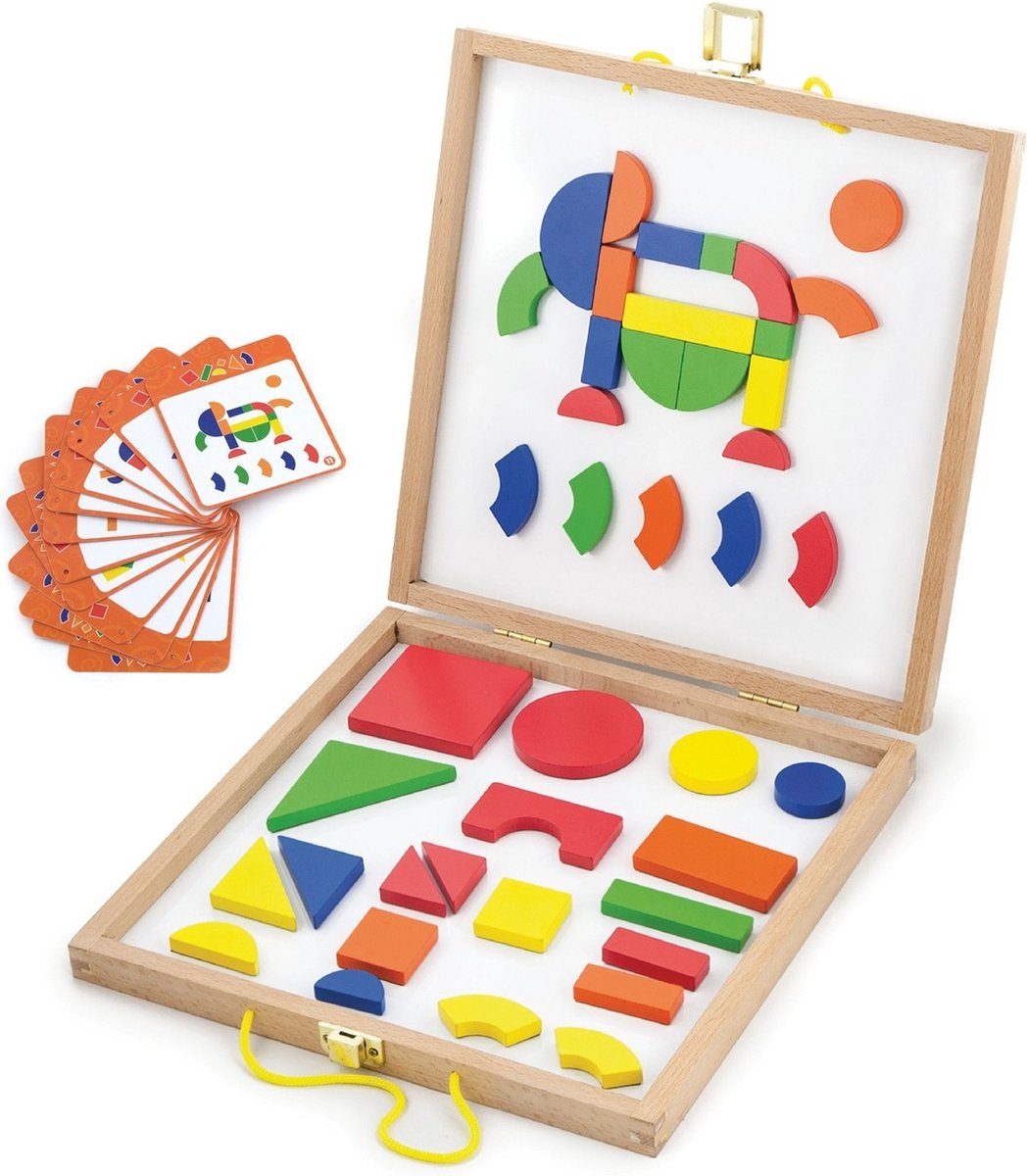 Viga set d'activités magnétiques, taille 2-10 cm, 1 set