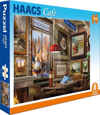 Puzzle L'usine amusante de Tucker - La Haye Café (1000)