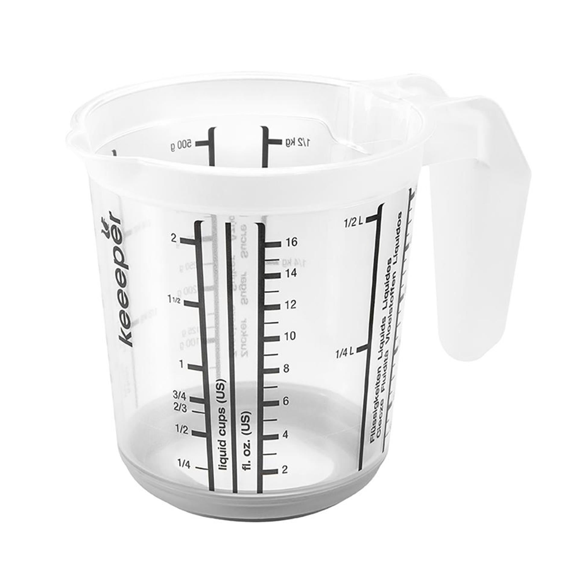 Keeper verre doseur antidérapant 0,5l gris