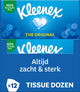 Mouchoirs Kleenex - l'original - pack économique - 12 x 72 pièces = 864 mouchoirs