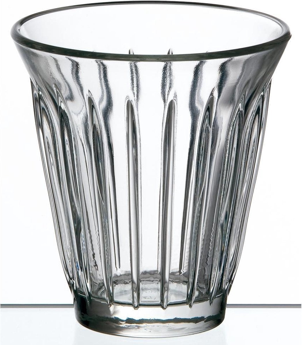 La rochere la rochère zinc - verre à café et thé - 19 cl - lot de 6
