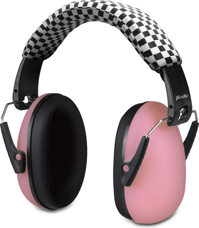 Protection auditive Alecto pour enfants - atténue les sons forts - augmente la concentration - cache-oreilles bv-71 - rose - parfait pour la saison des festivals