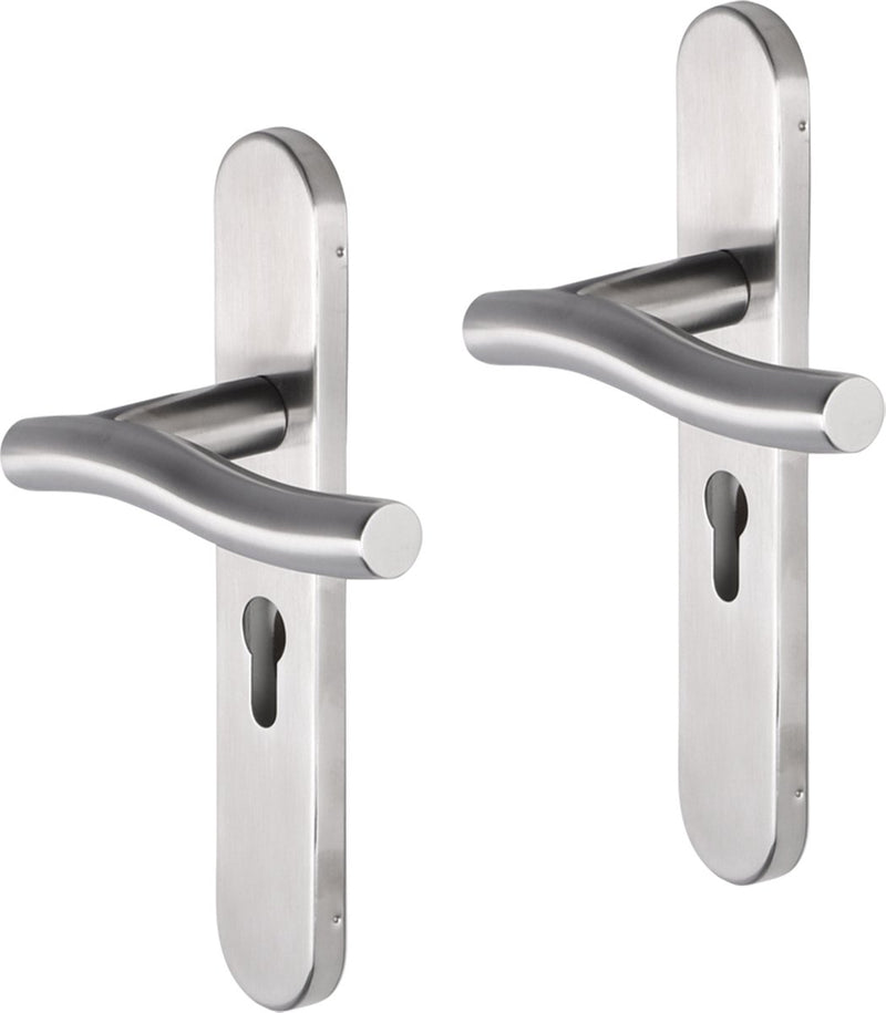 Impresso chester inox brossé sur bouclier ovale pc55