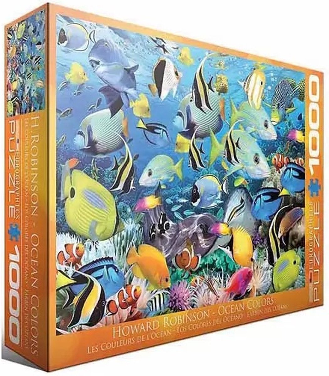 Puzzle Eurographics couleurs de l'océan - Howard Robinson (1000 pièces)