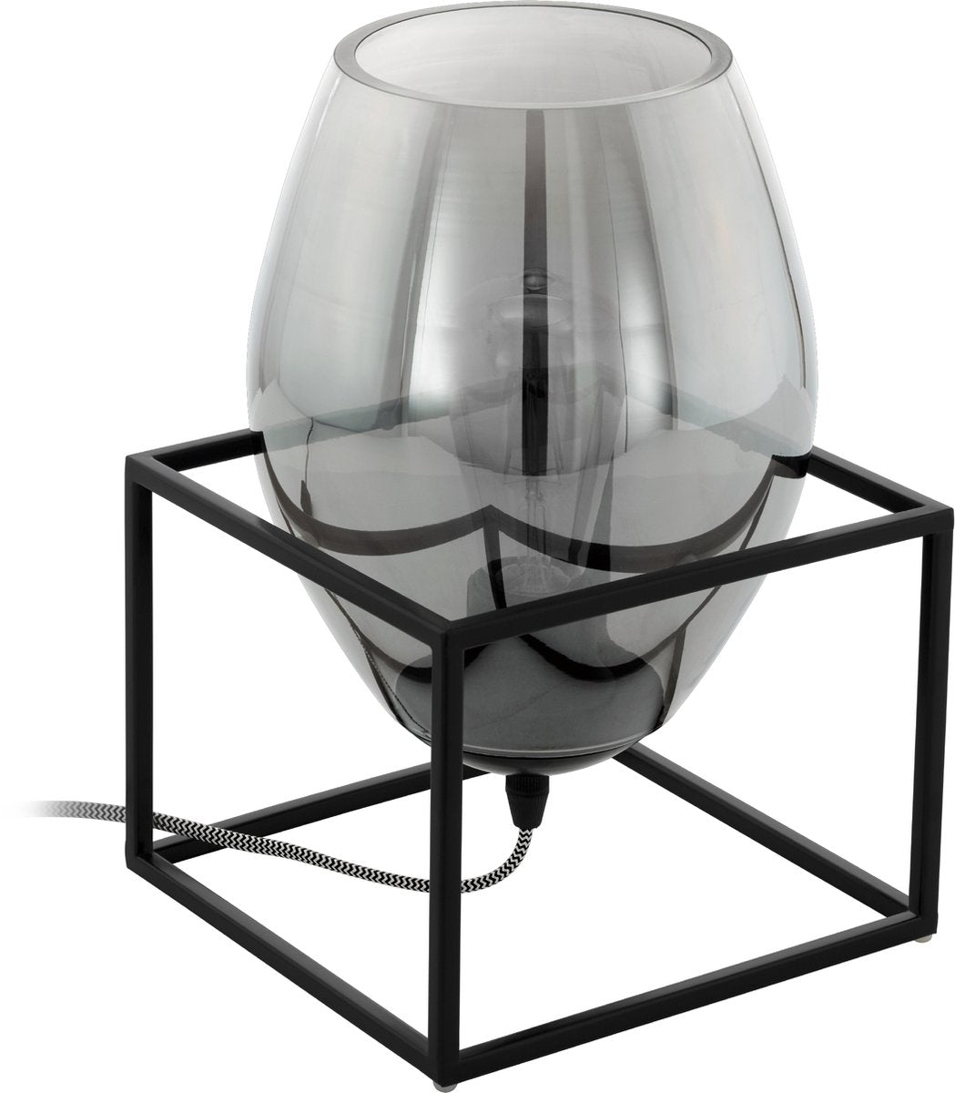 Lampe de table Eglo olival 1 - e27 - 30,5 cm - noir