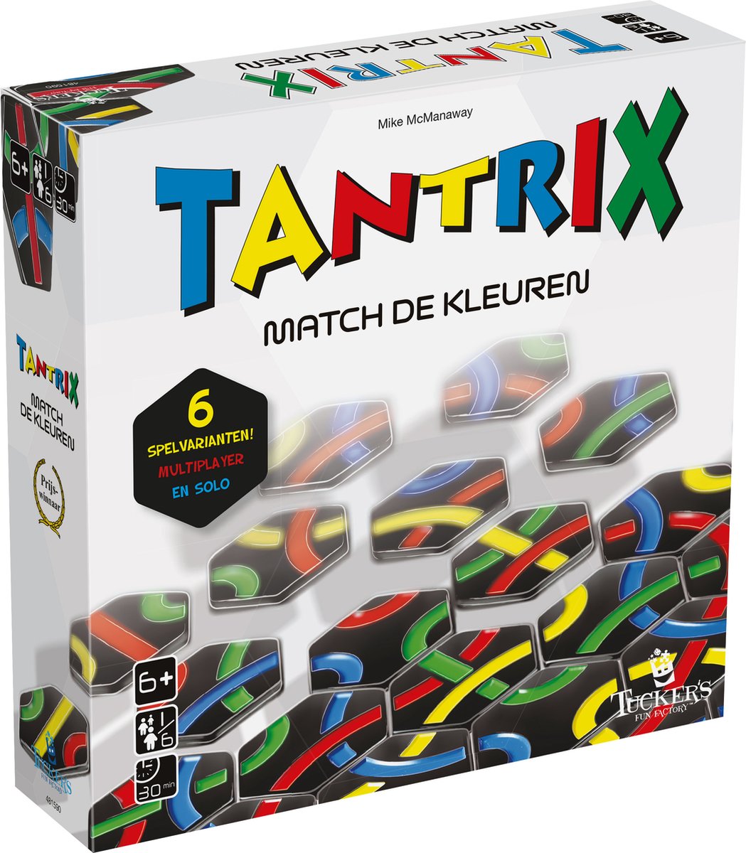 Jeu Tantrix - jeu de société éducatif pour 1 à 6 joueurs, multicolore.