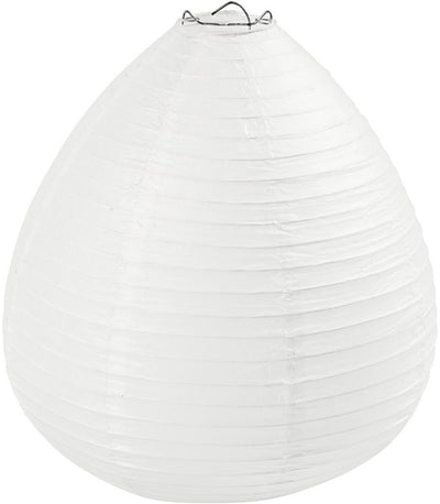 Rice Paper lampe blanche Drop, 27 cm