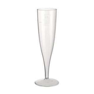 Duni champagne en verre cristallo plastique 10 pièces