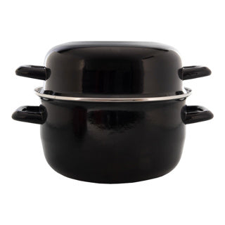 Moule Pan 24 cm en émail noir