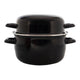 Moule Pan 24 cm en émail noir