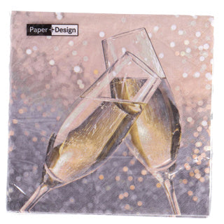 Napkins Cheers 33x33 cm