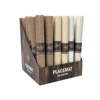 Placemat 30 x 45 cm Polyester 3 Couleur d'assorti