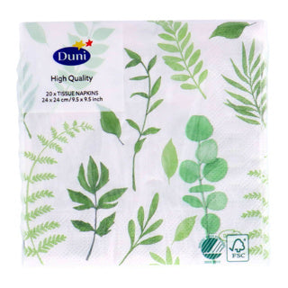 Greenage de serviettes 24x24 cm