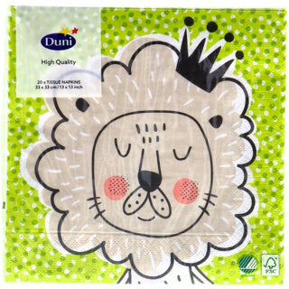 Napkins Lion King 33x33 cm