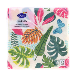 Duni serviettes en été 24x24 cm