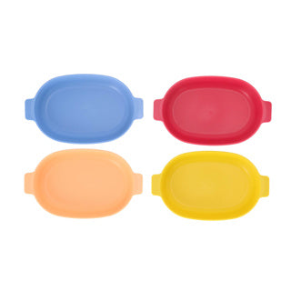 Assiettes Norlander ovales 24cm lot de 4 | 12 pièces