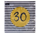 Serviettes 30e anniversaire 33x33 cm
