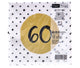Serviettes 60e anniversaire 33x33 cm