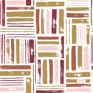 Duni serviettes dorées impulsives 24x24 cm